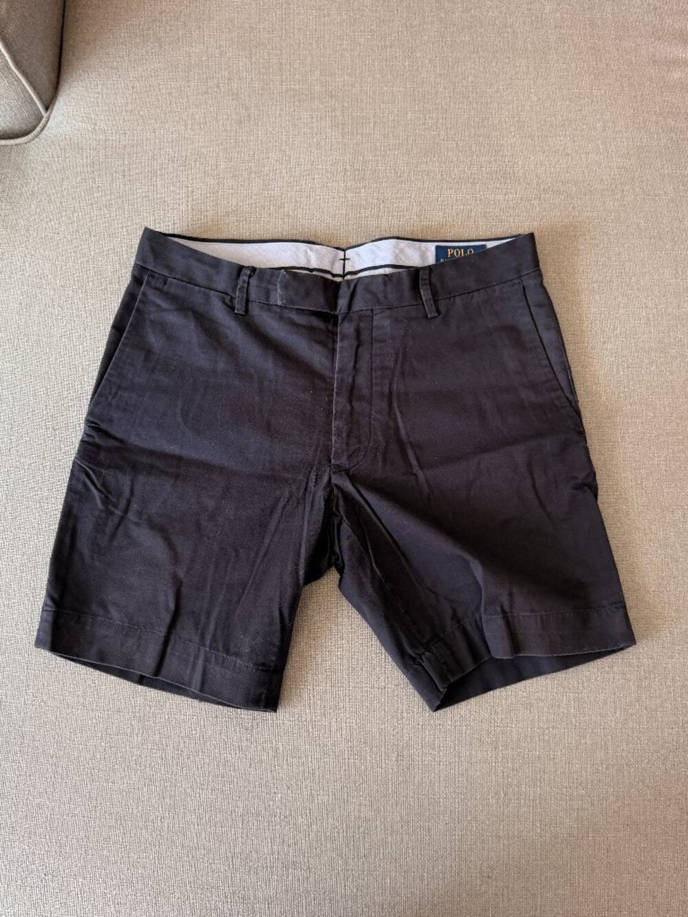Polo Ralph Lauren Stretch Slim Shorts, Navy, 31